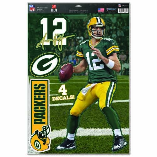 WinCraft NFL Green Bay Packers WCR24244014 Multi-Use Decal, 11" x 17"