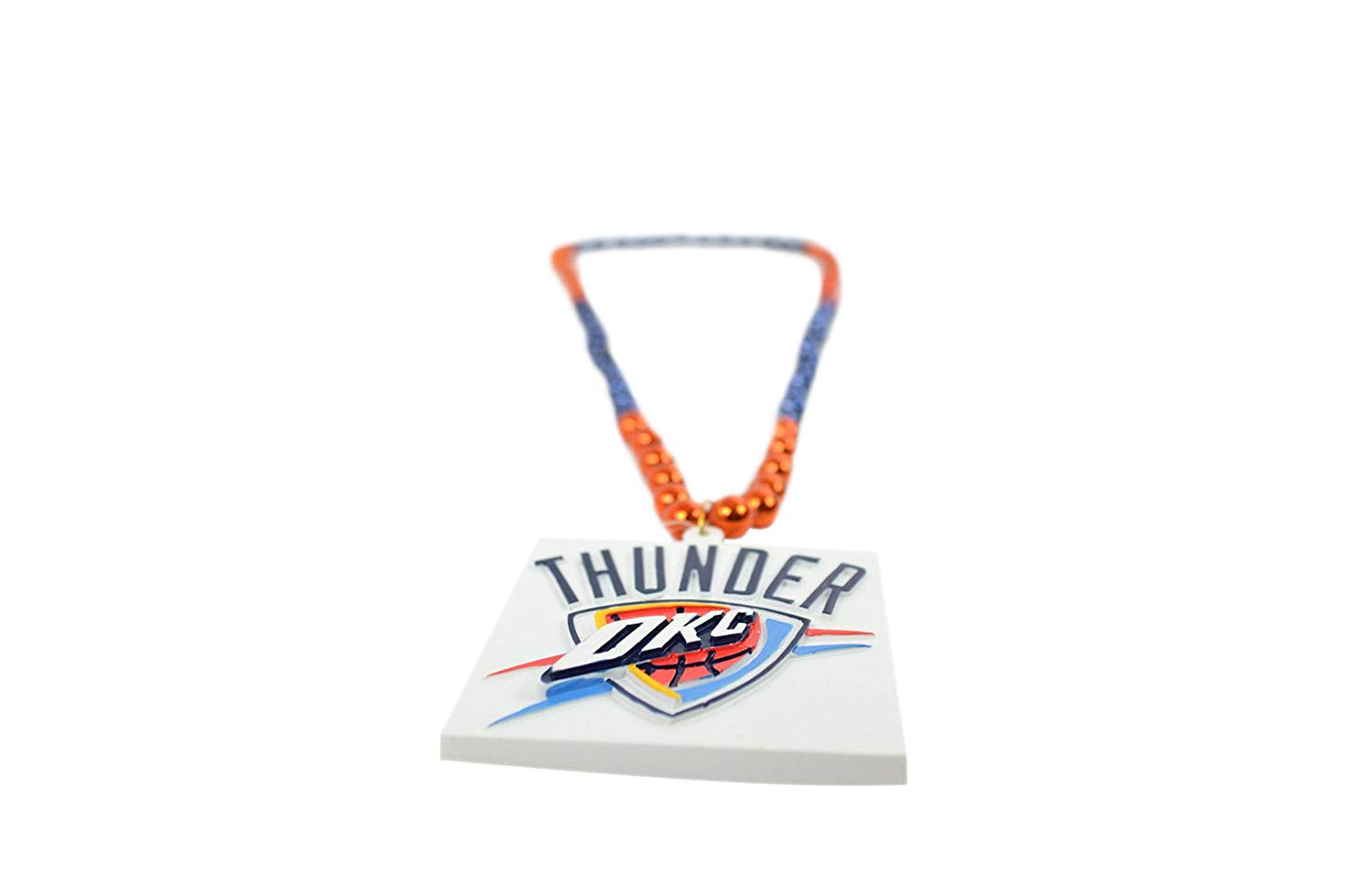 Official National Basketball Association Fan Shop Authentic NBA 2-pack Mardi-Gras Sport Party Beads (Oklahoma City Thunder)