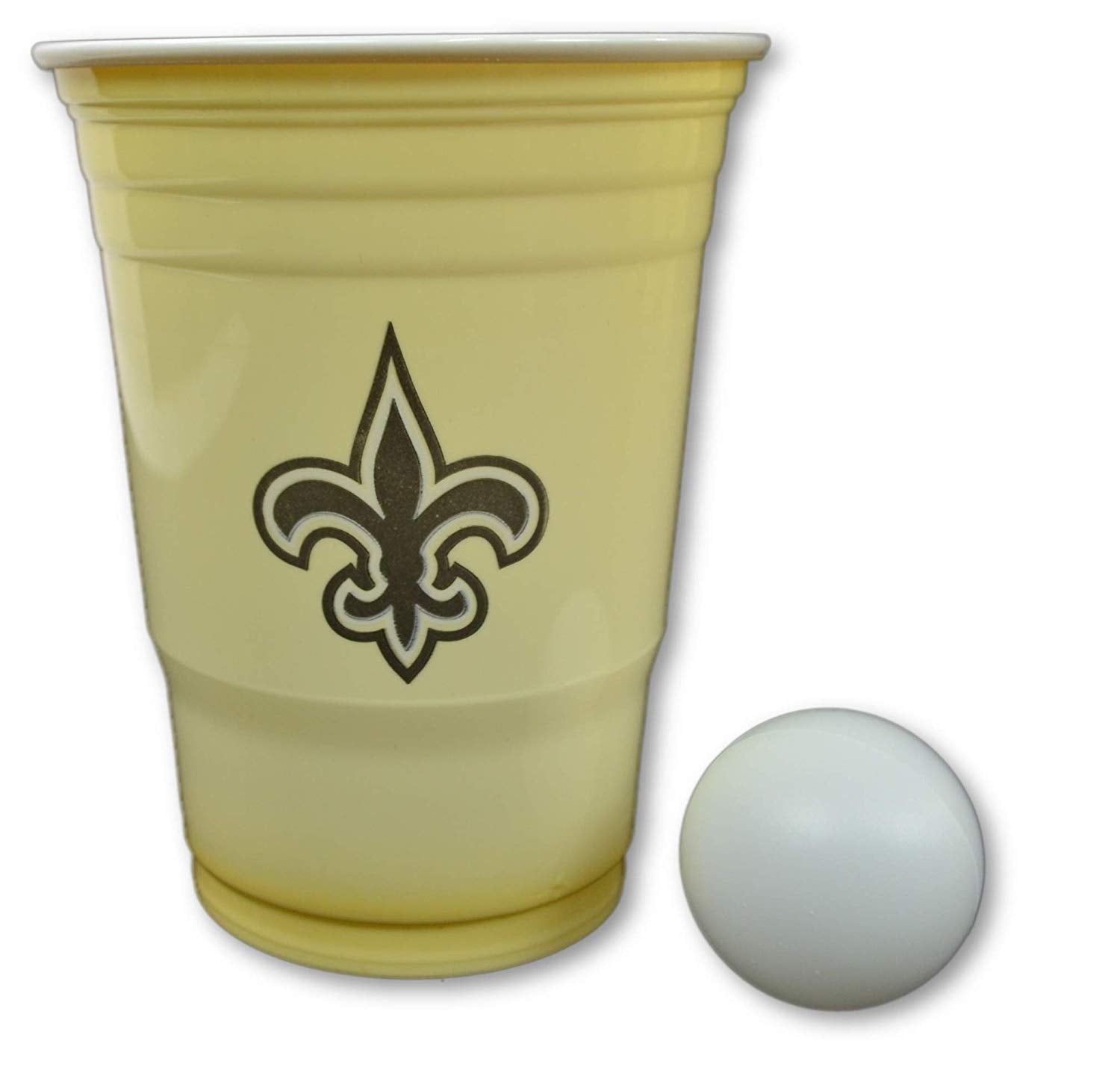 Siskiyou/Sport Mania NFL Fan Shop Beer Pong Set. Rep Your Favorite Team with The Classic Game of Beer Pong at Home or at The Tailgate Party - Comes with 22 Cups and 6 Ping Pong Balls