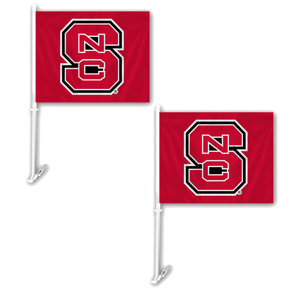 NCAA Official National Collegiate Athletic Association Fan Shop Authentic 2-Pack Car Flag. Show School Pride While Driving