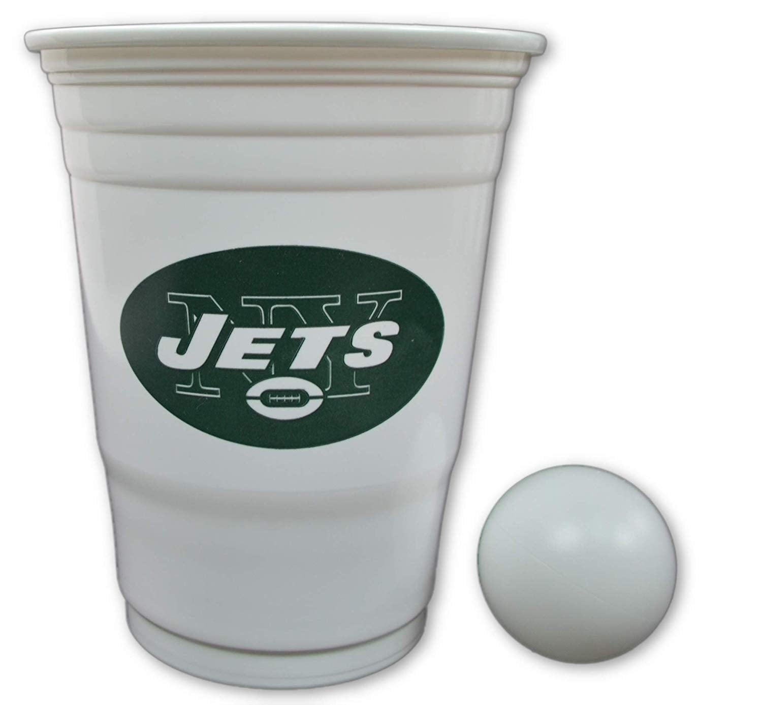 Siskiyou/Sport Mania NFL Fan Shop Beer Pong Set. Rep Your Favorite Team with The Classic Game of Beer Pong at Home or at The Tailgate Party - Comes with 22 Cups and 6 Ping Pong Balls