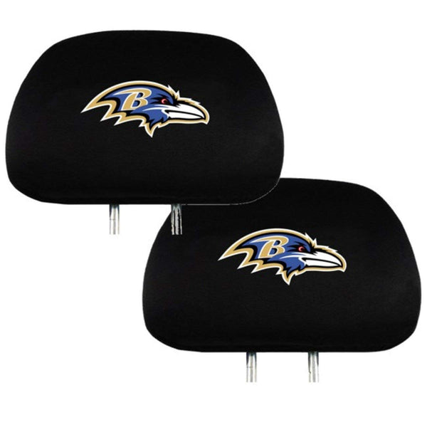 Team ProMark Official National Football League Fan Shop Authentic Headrest Cover (Baltimore Ravens)