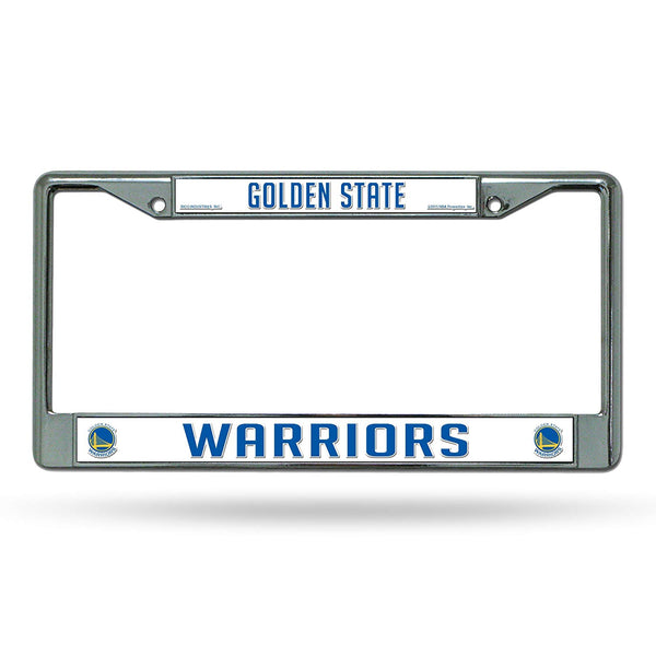 Rico Golden State Warriors Chrome License Plate Frame